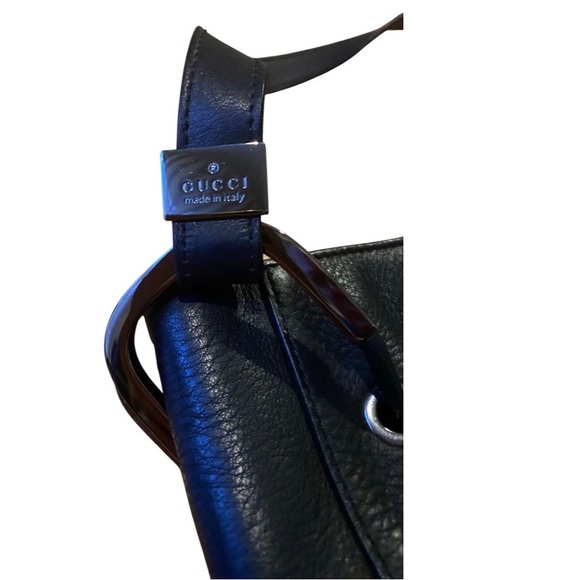 Gucci Black Leather Shoulder Bag - Black - Picture 4 of 14